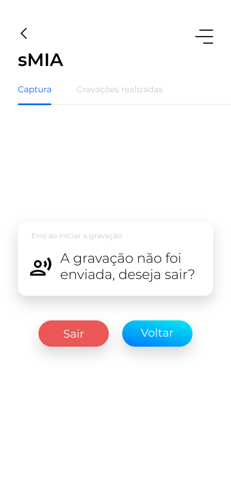 9 - Aviso de Gravação