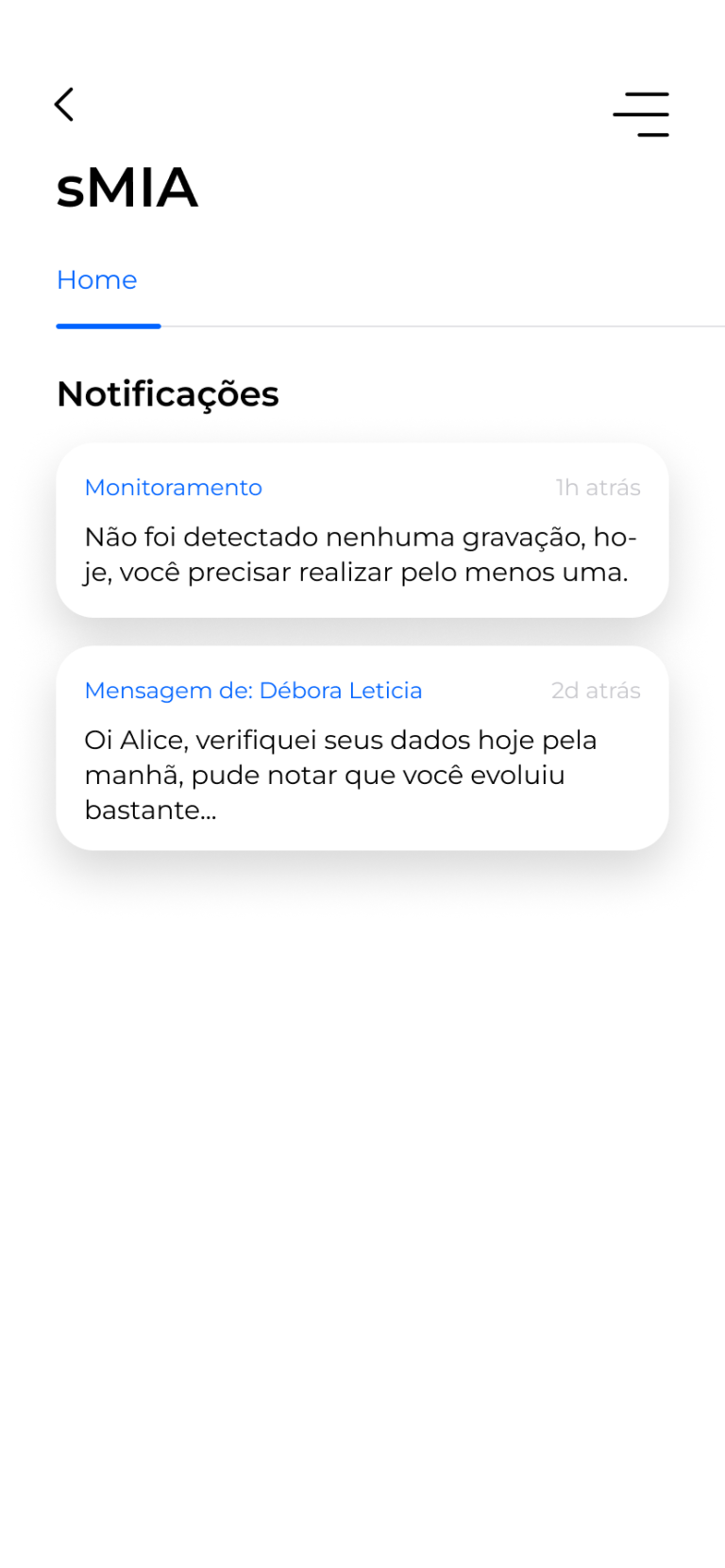 11 - Notificação da Aplicação